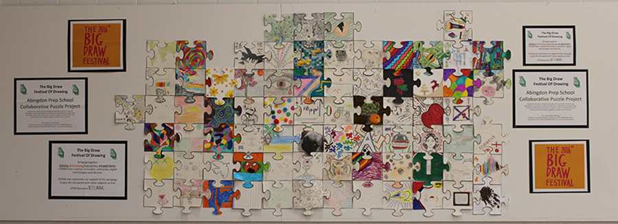 Art Club Puzzle Pieces  Class art projects, Collaborative art