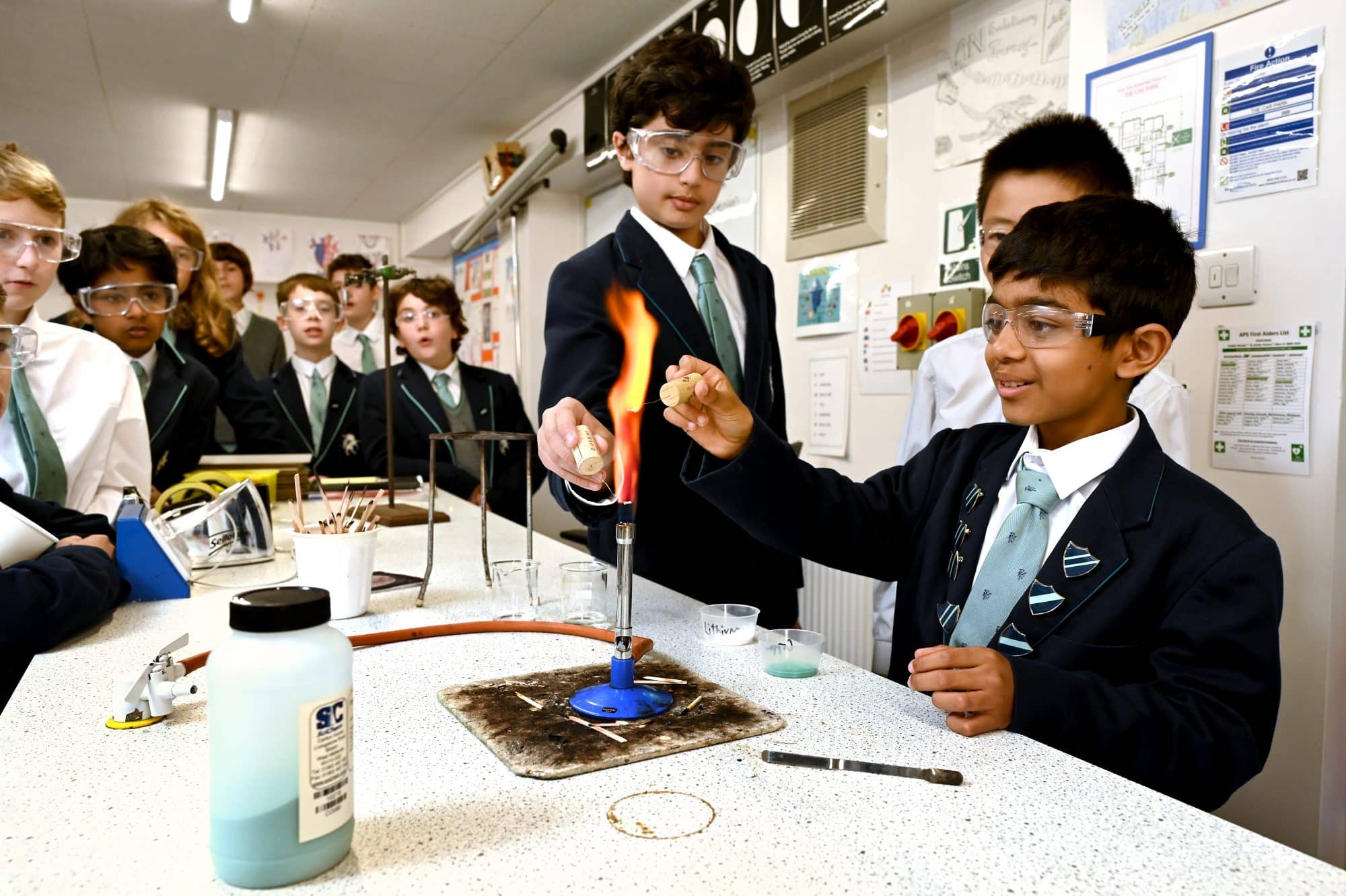 Abingdon Prep science lesson