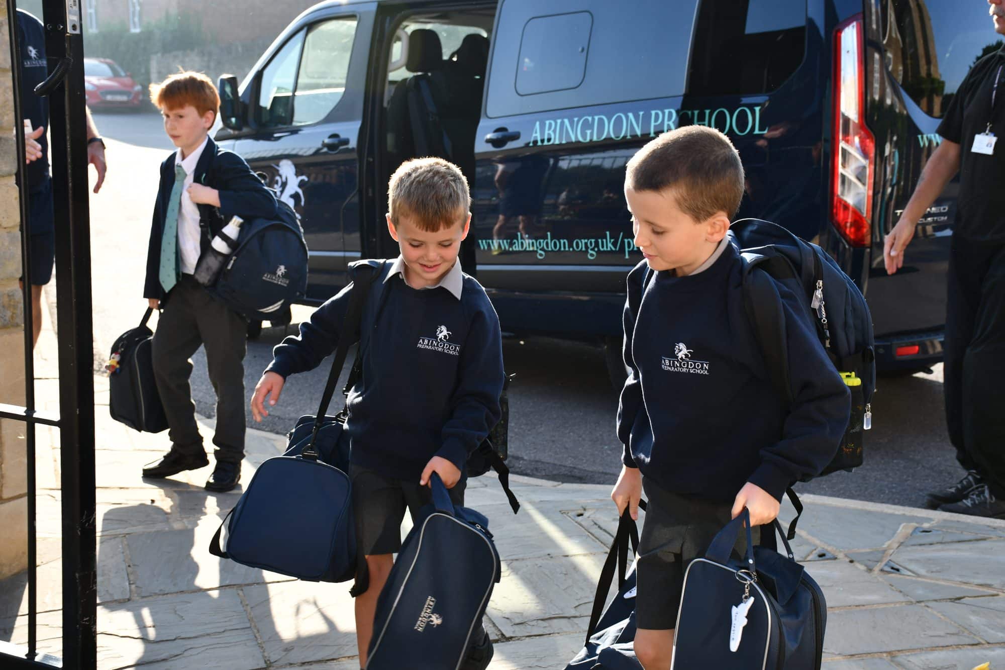 Abingdon Prep pupils using bus service