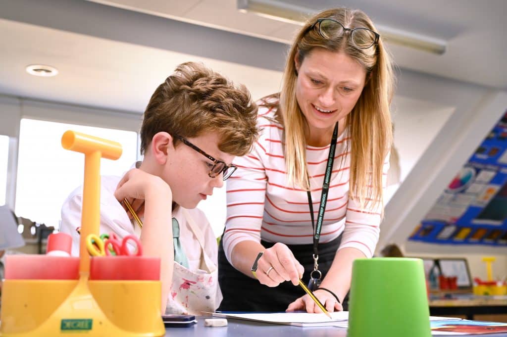 Abingdon Prep art lesson