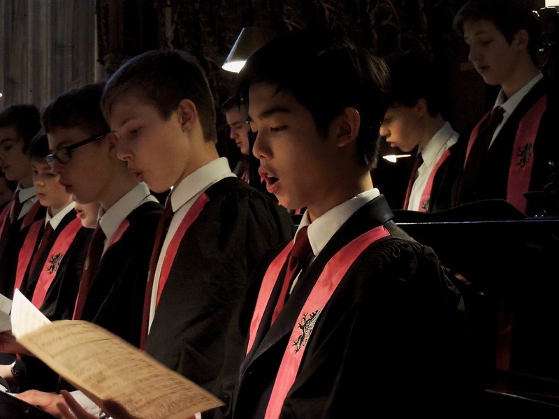 choirboys singing