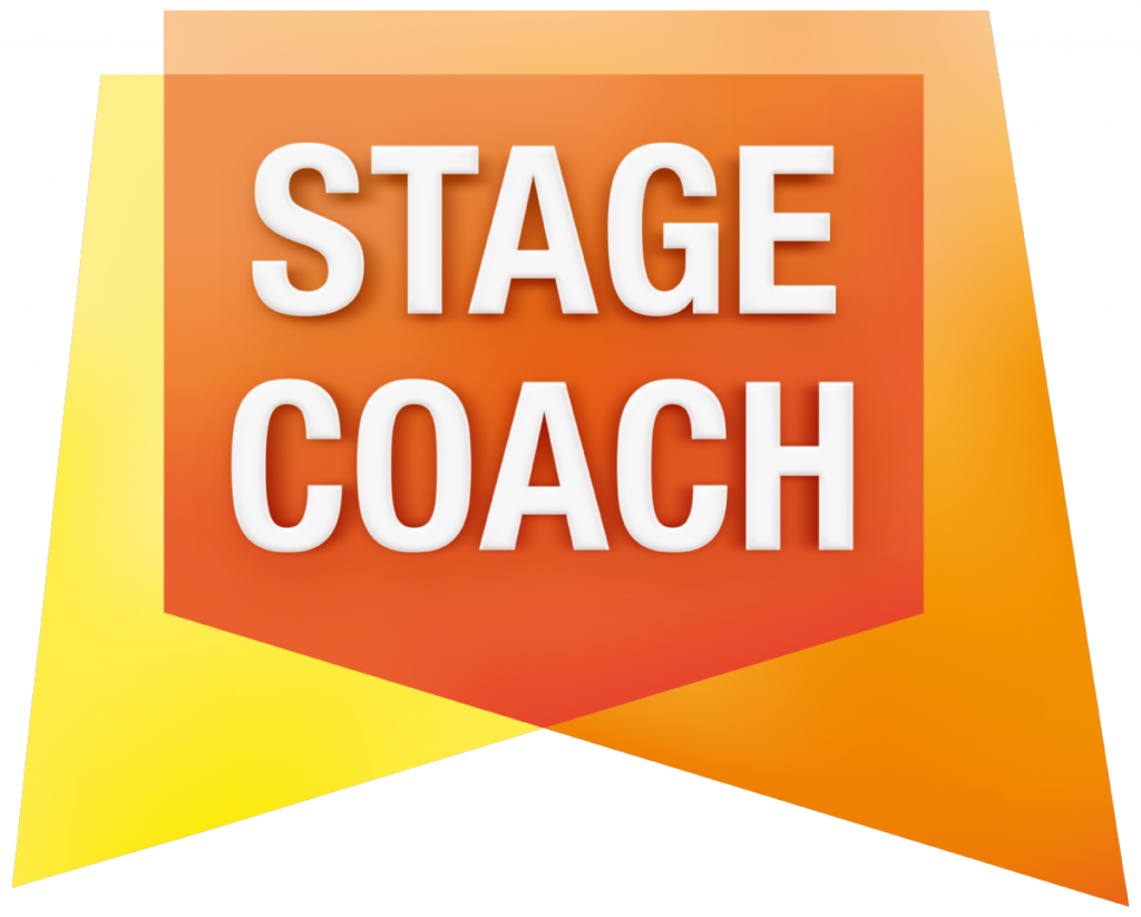 Yellow and orange Stagecoach logo