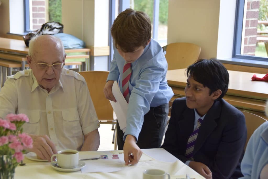 Abingdon School community service tea party
