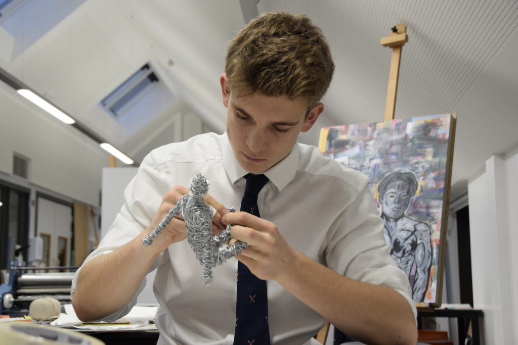 Abingdon School art lesson