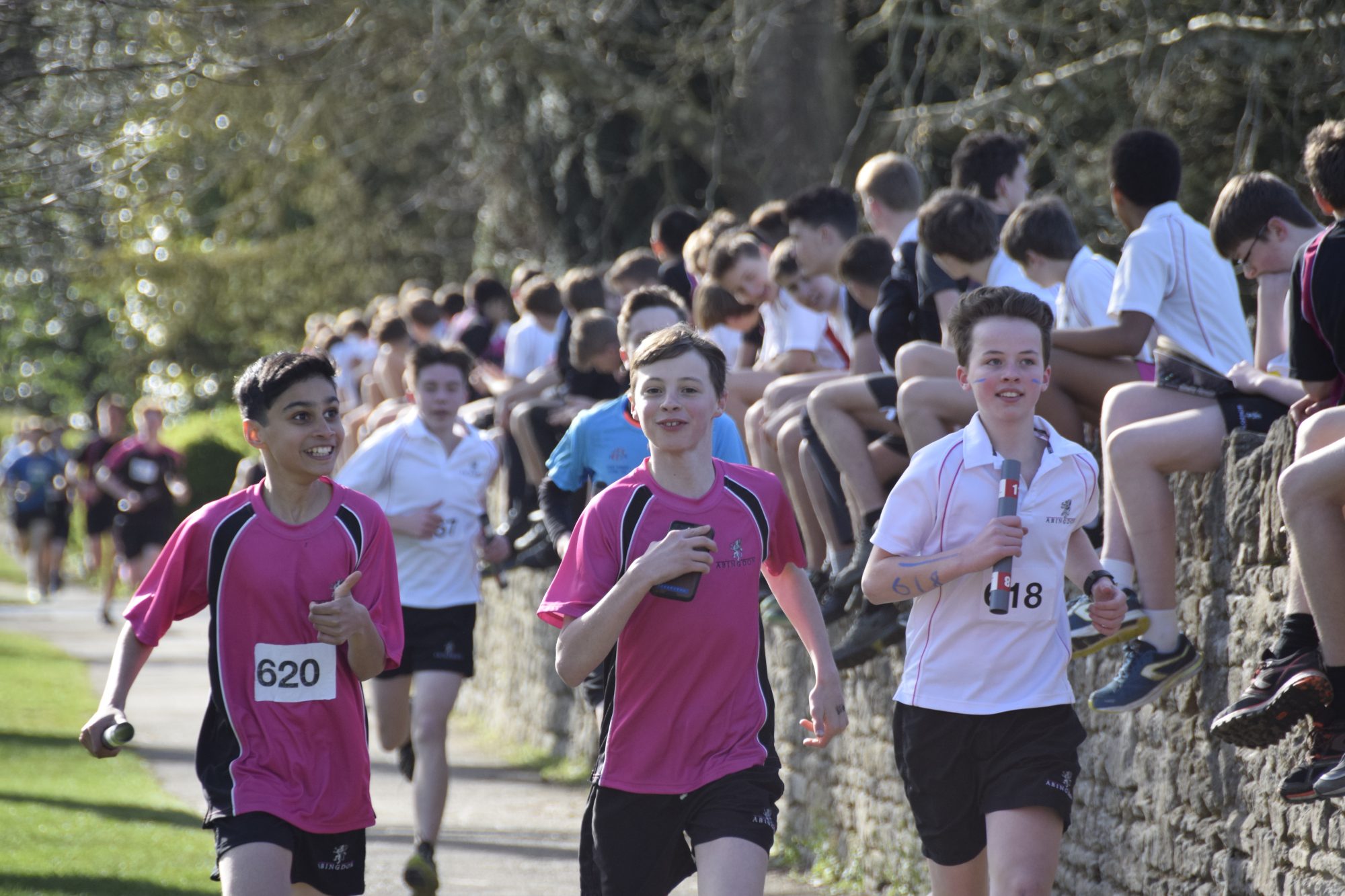 Abingdon School road relay event