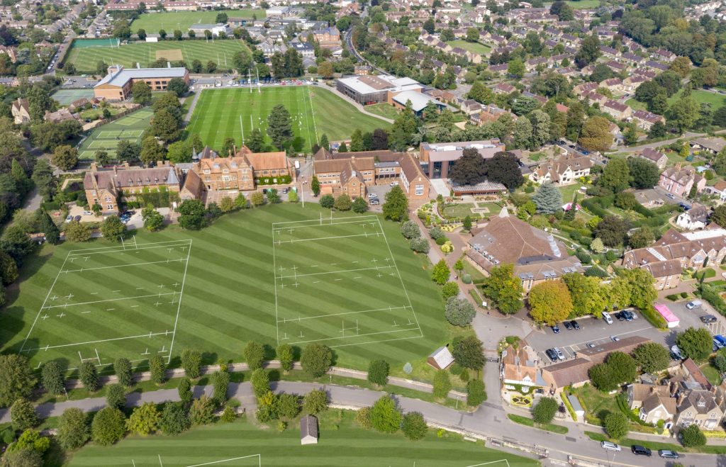 Abingdon School aerial photo