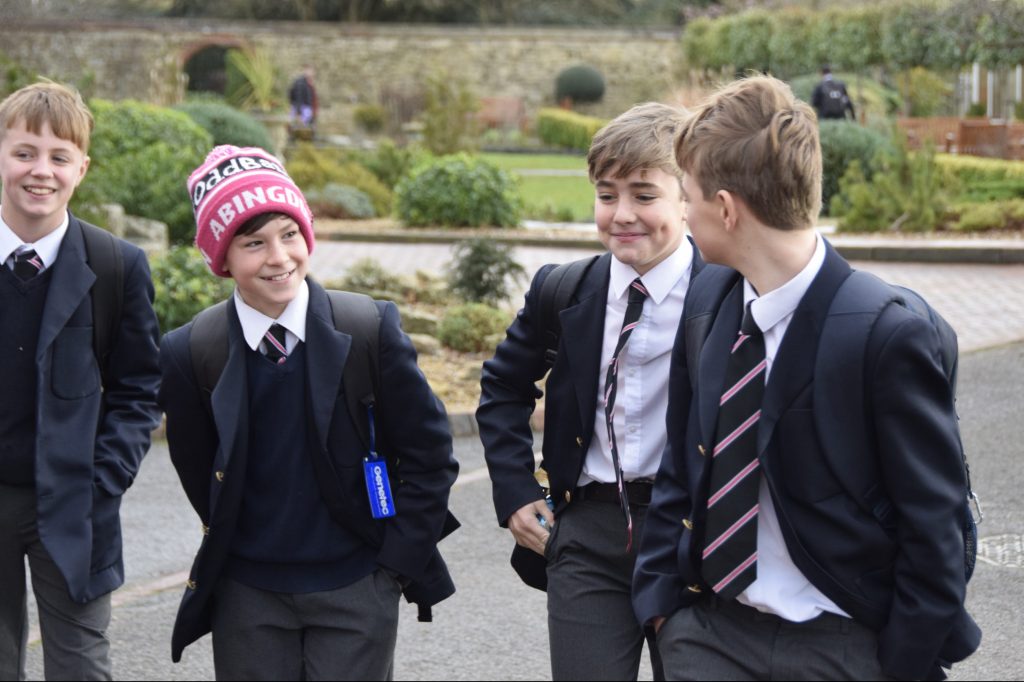 Abingdon School pupils