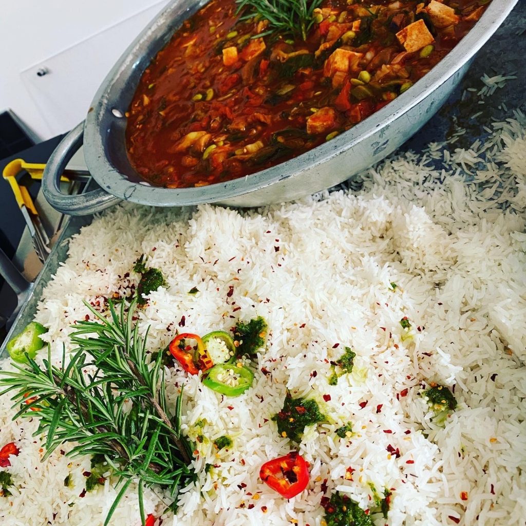 Abingdon School catering - crispy tofu