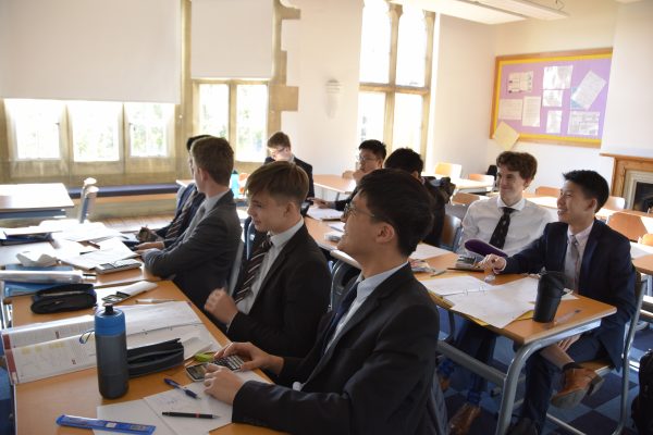 Abingdon School maths lesson