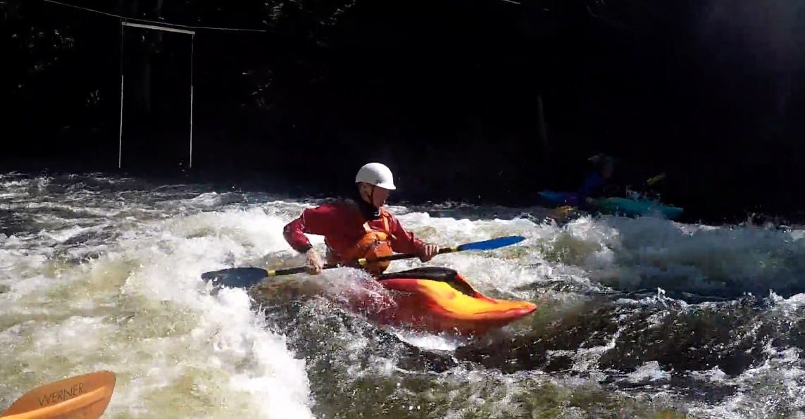 Whitewater kayaking skills Abingdon Senior School