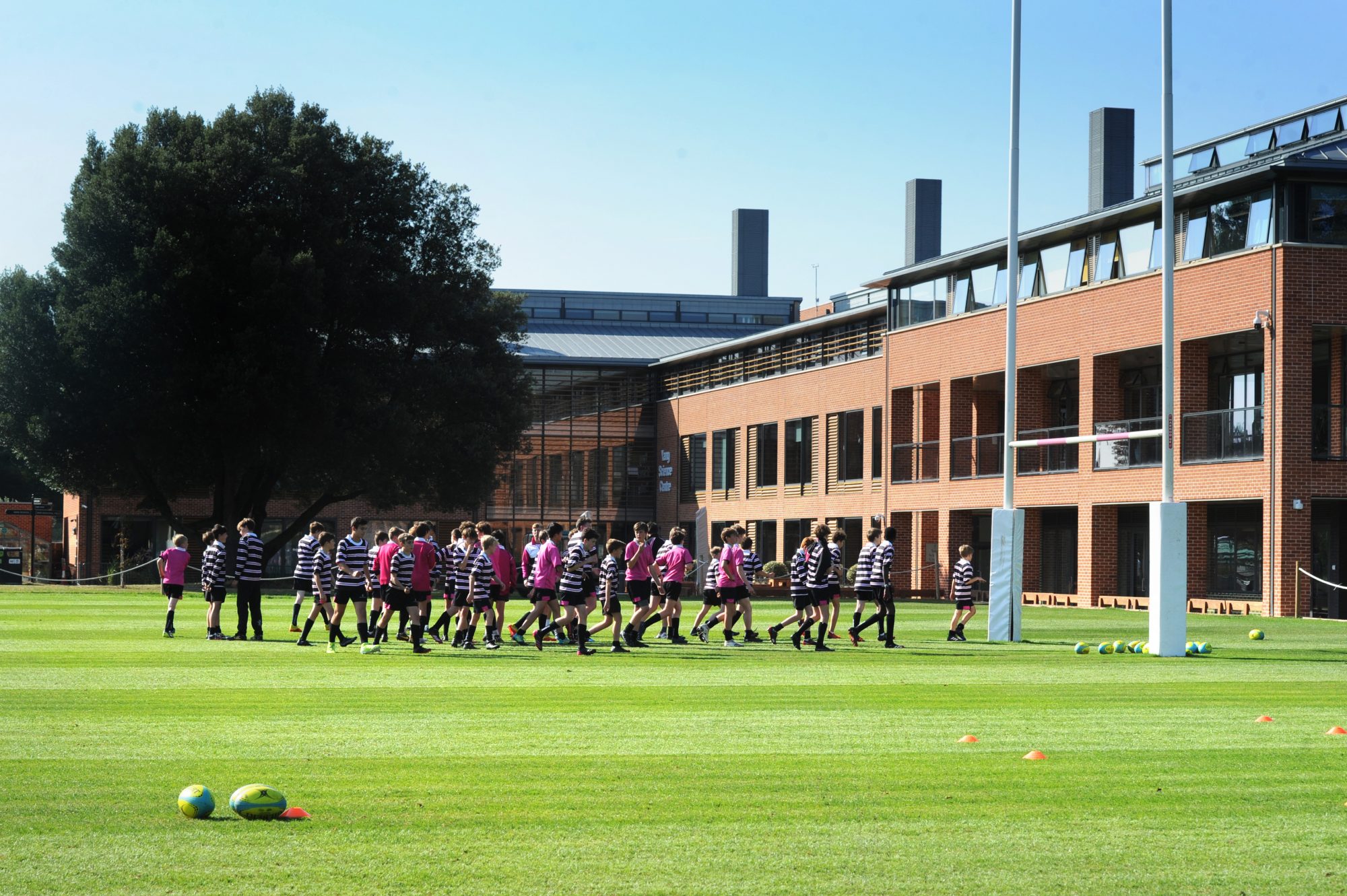 Abingdon School rugby training