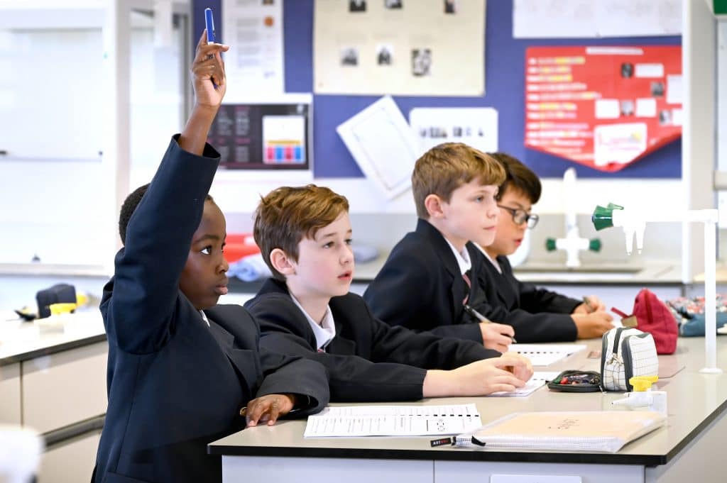 Abingdon School science lesson