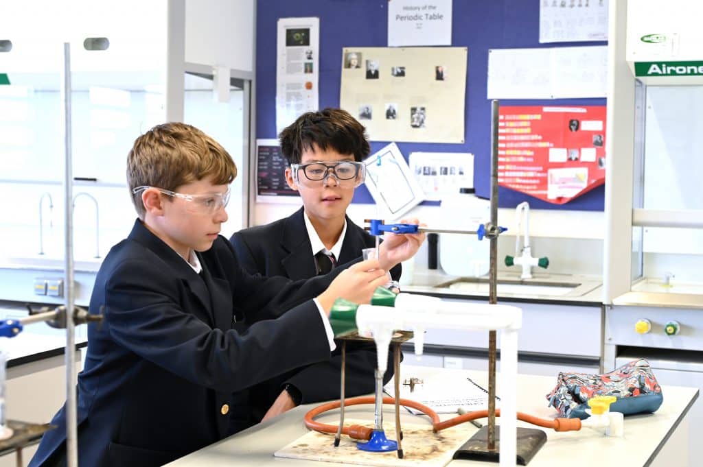 Abingdon School science lesson