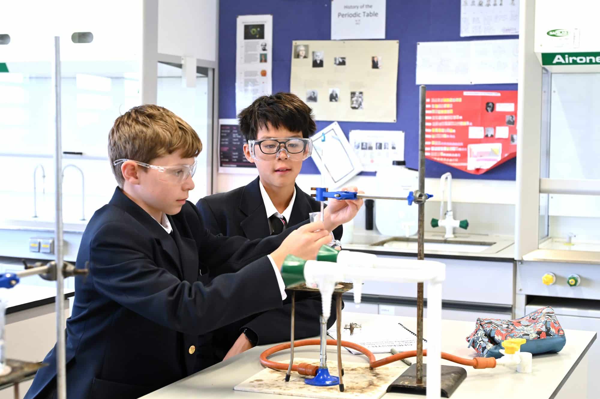 Abingdon School science lesson