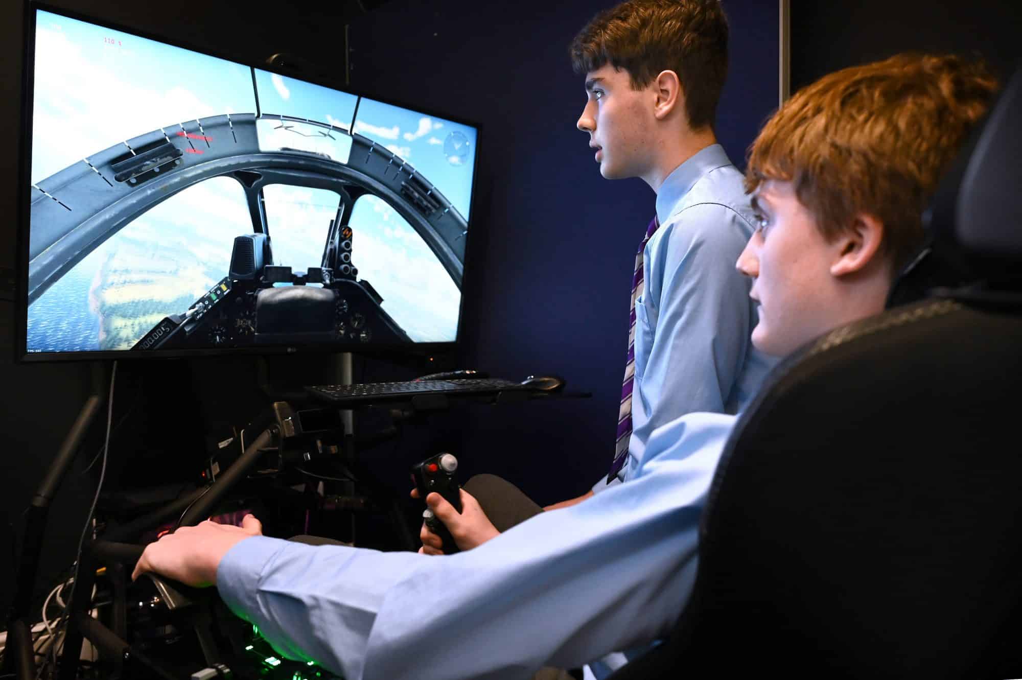 Abingdon School - Combined Cadet Force flight simulator