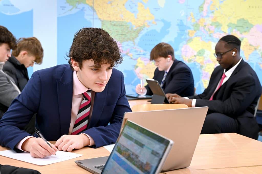 Abingdon School geography lesson
