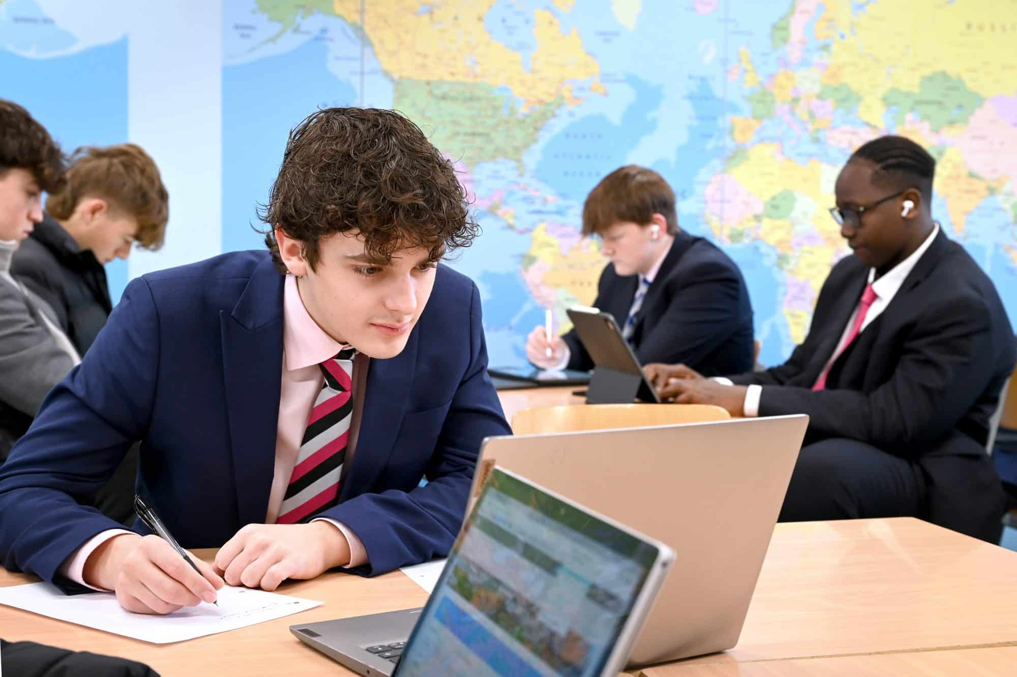 Abingdon School geography lesson