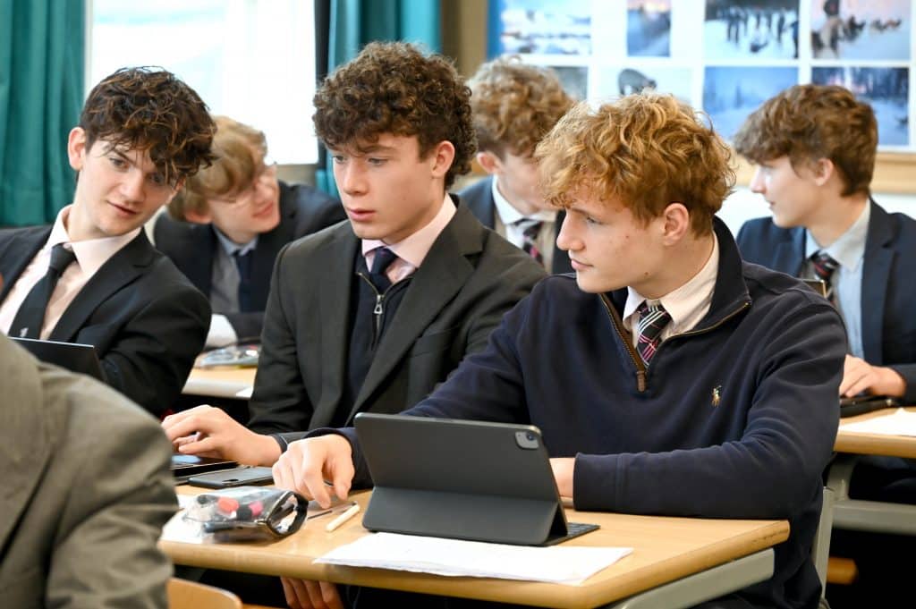 Abingdon School sixth form lesson