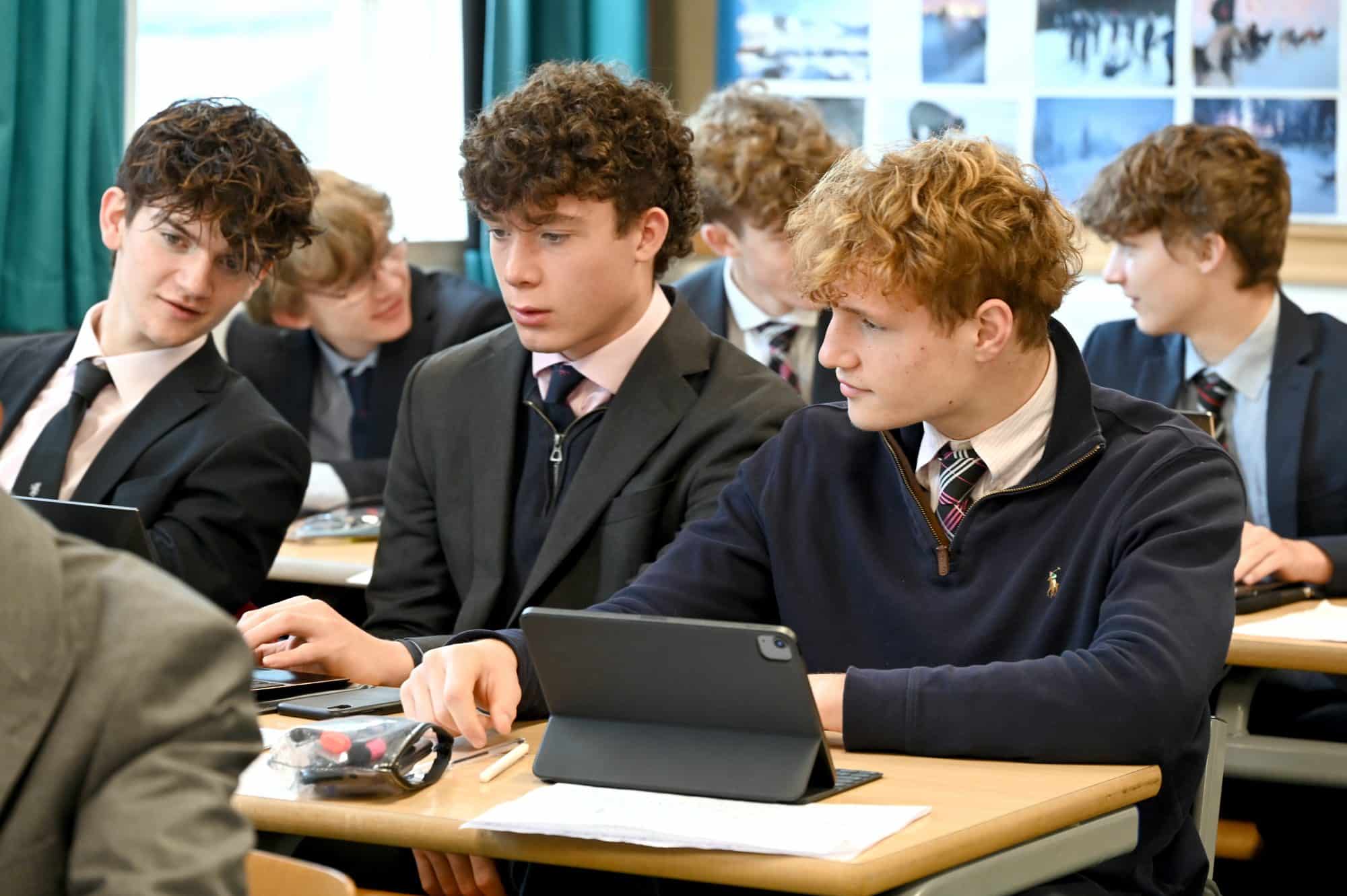 Abingdon School sixth form lesson