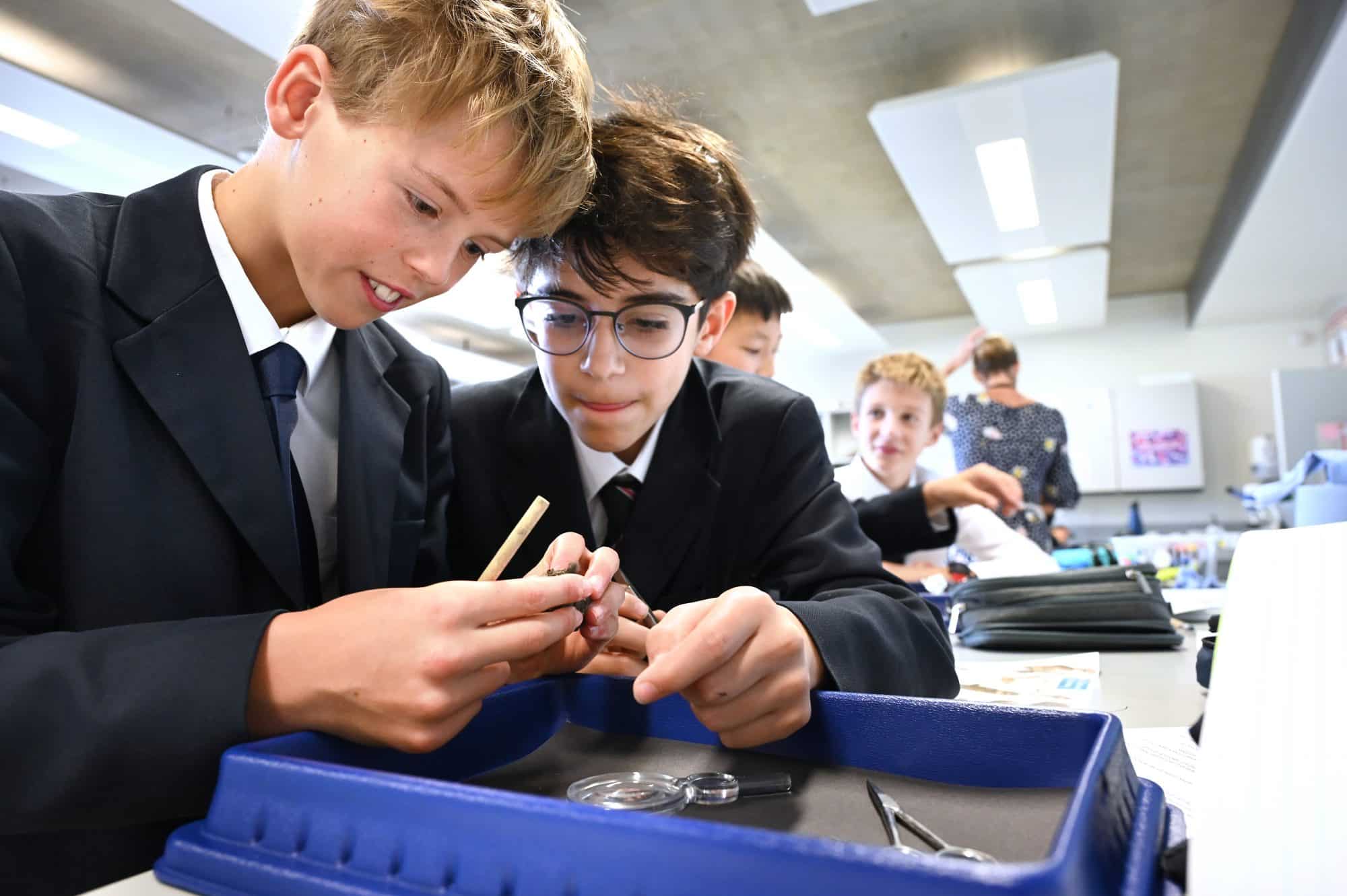 Abingdon School science lesson